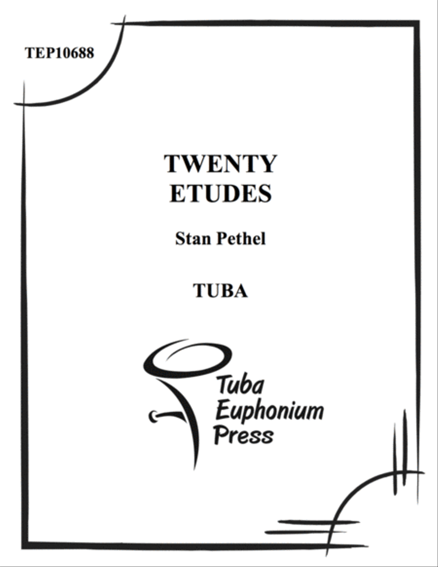 Twenty Etudes Tuba scores gallery preview page 1