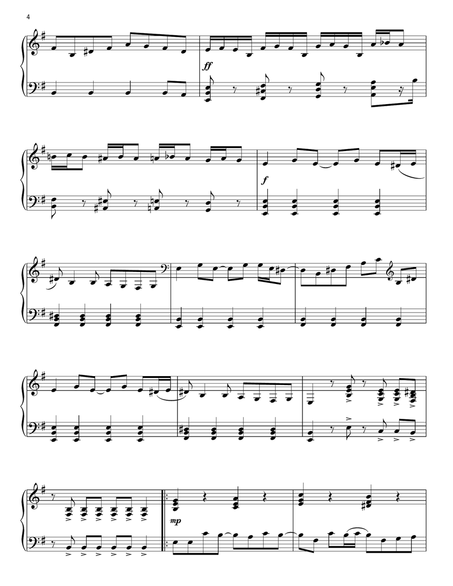 Hanuman Hanuman Piano Solo scores gallery preview page 4