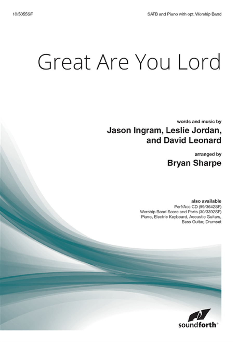Great Are You Lord 4-Part scores gallery preview page 1