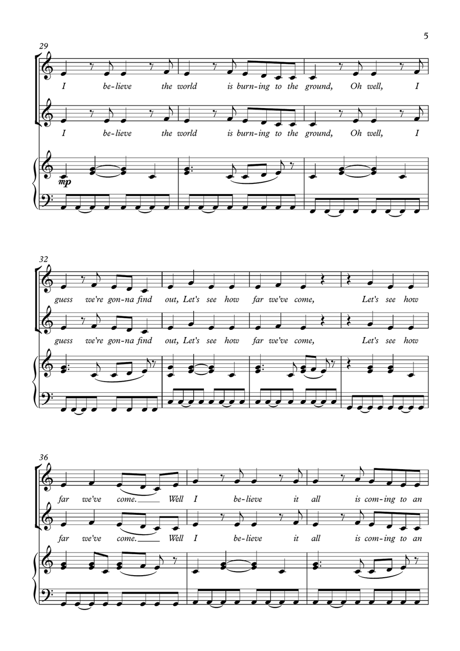 How Far We've Come How Far We've Come SA scores gallery preview page 5