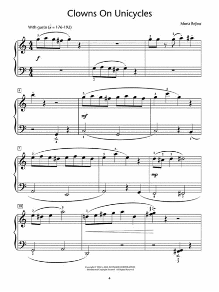 Circus Suite Circus Suite Piano Method scores gallery preview page 4