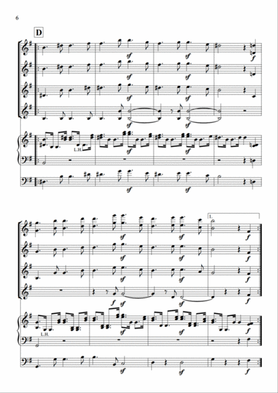 The Wedding March Set of Parts scores gallery preview page 6