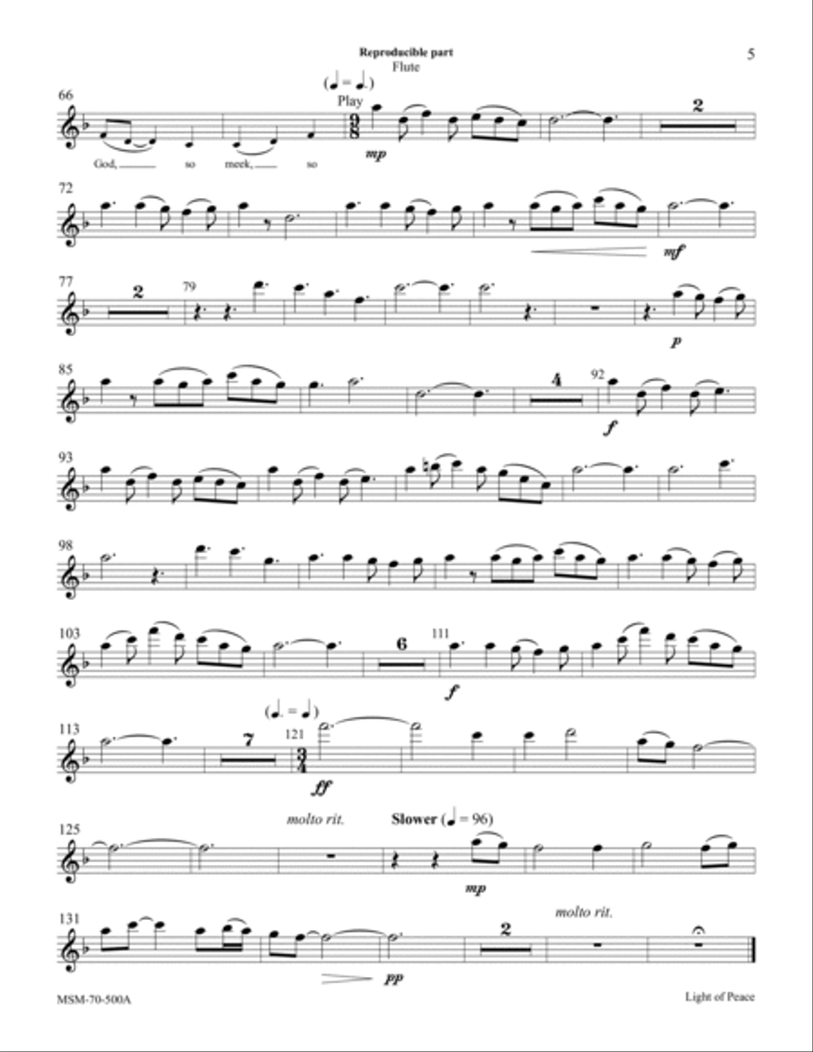 Light of Peace Choir scores gallery preview page 5