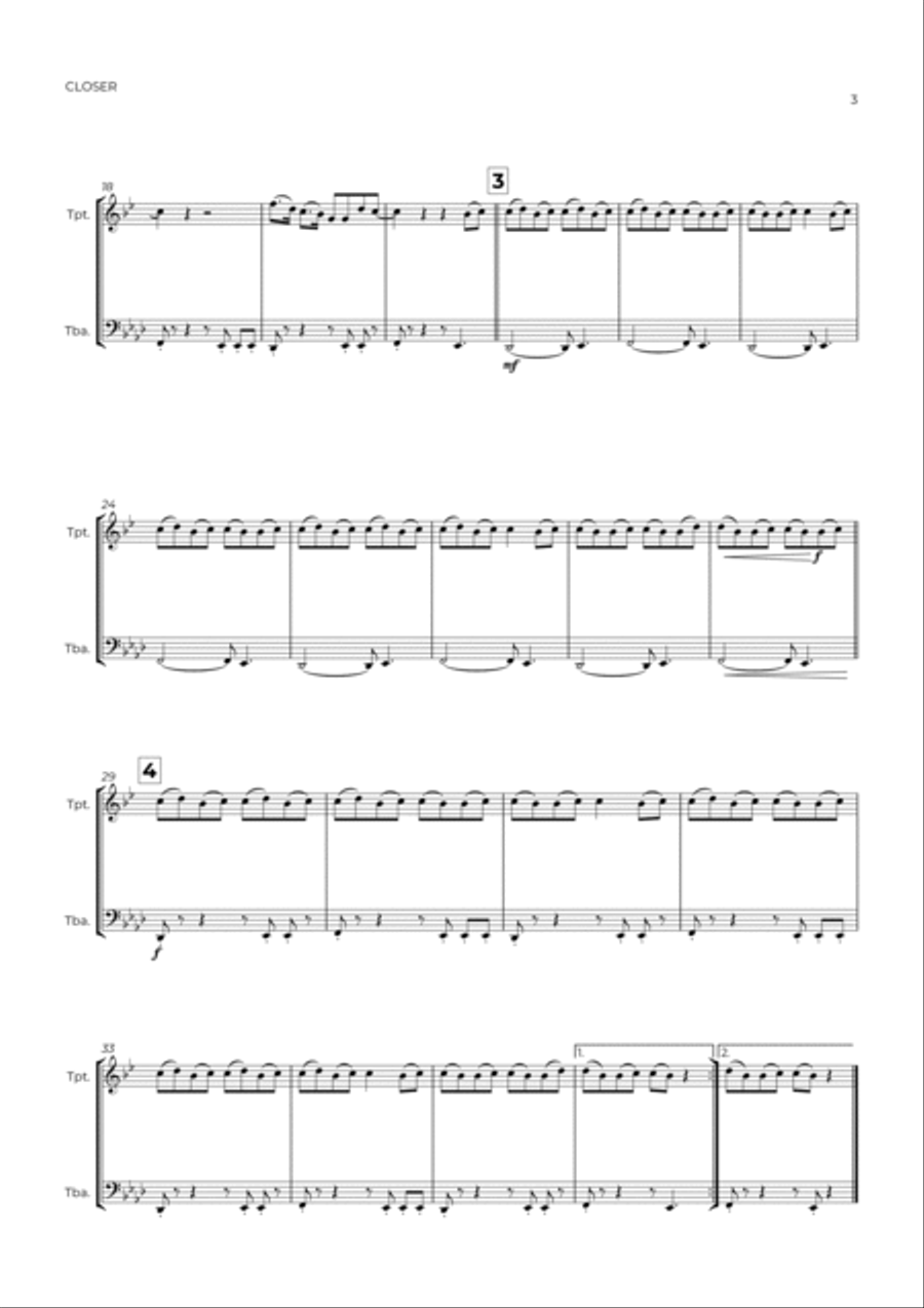Closer Brass Duet scores gallery preview page 3