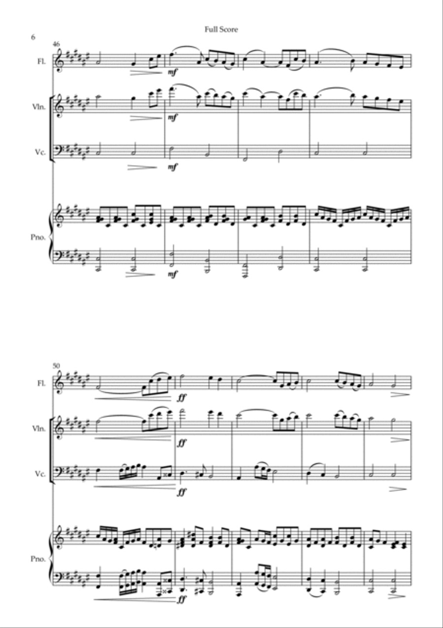 You Raise Me Up Small Ensemble scores gallery preview page 6
