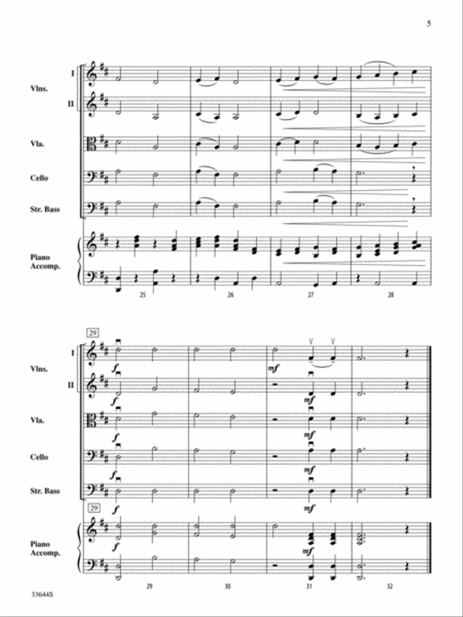 Dodo L'enfant Dors (Sleep, Baby Sleep) Dodo L'enfant Dors (Sleep, Baby Sleep) String Orchestra scores gallery preview page 5