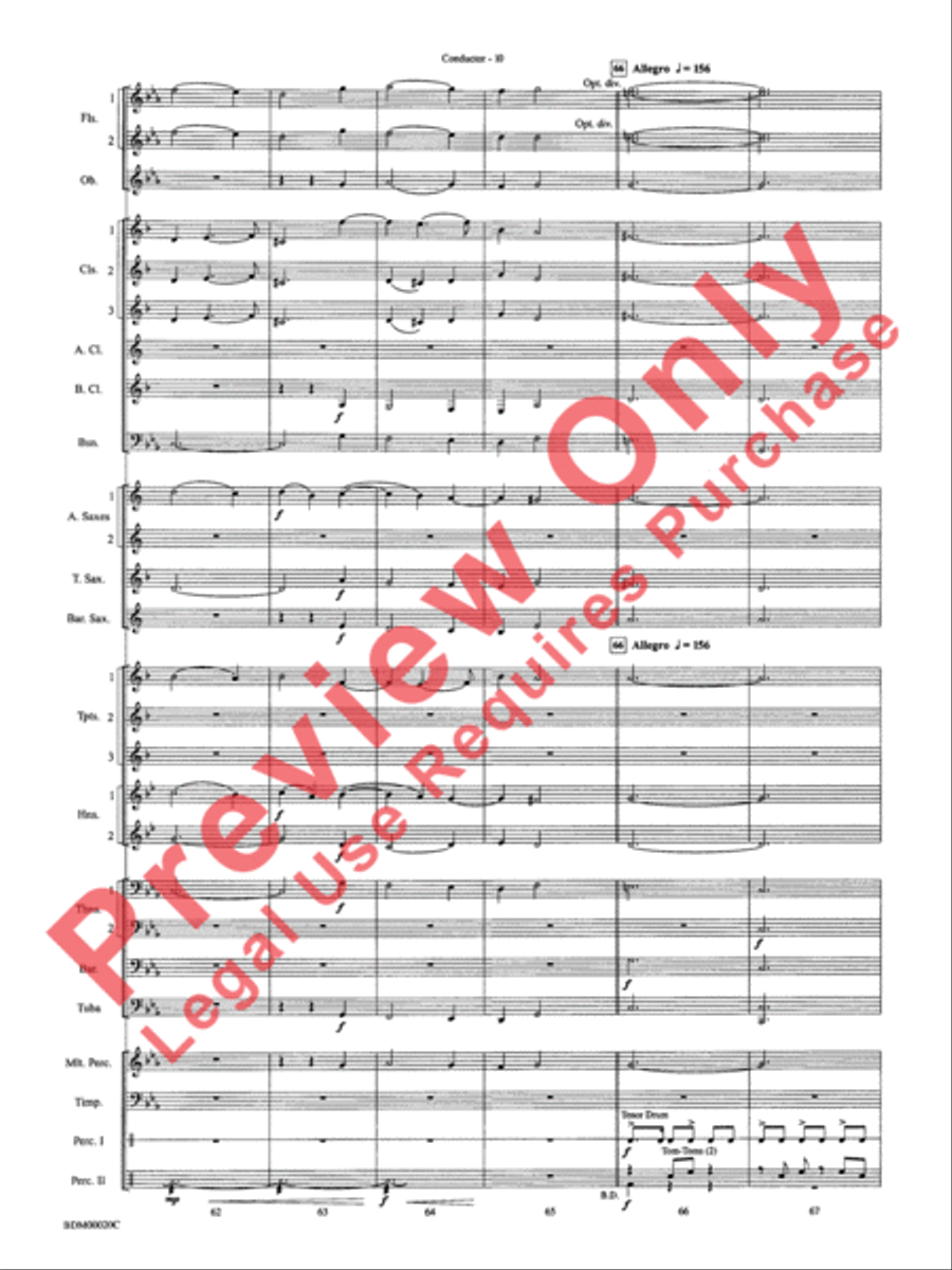 Coventry Carol Concert Band scores gallery preview page 12