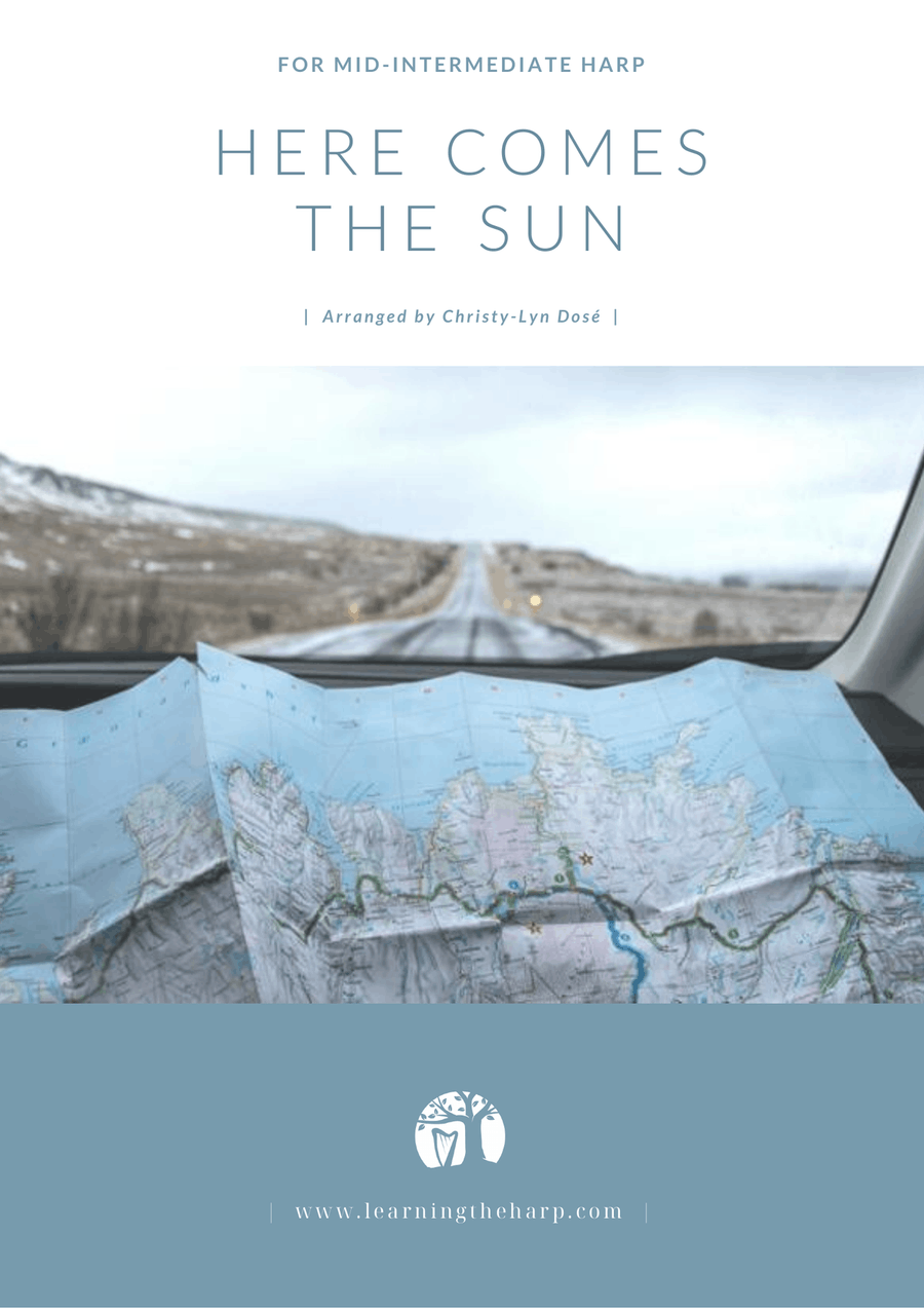 Here Comes The Sun Harp scores gallery preview page 1