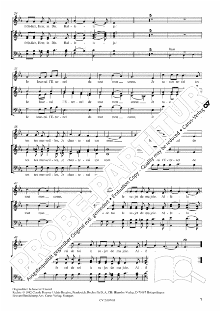 Pop-Chorbuch zum EG: Morning has broken Choir scores gallery preview page 8