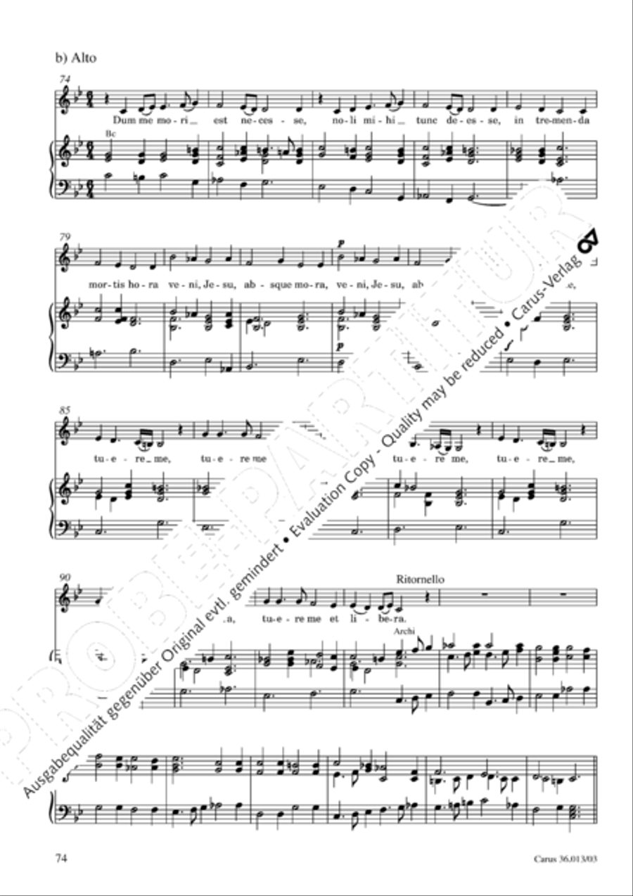 Membra Jesu nostri SSATB scores gallery preview page 75
