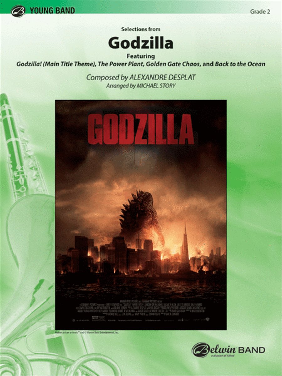 Godzilla, Selections from Concert Band scores gallery preview page 1