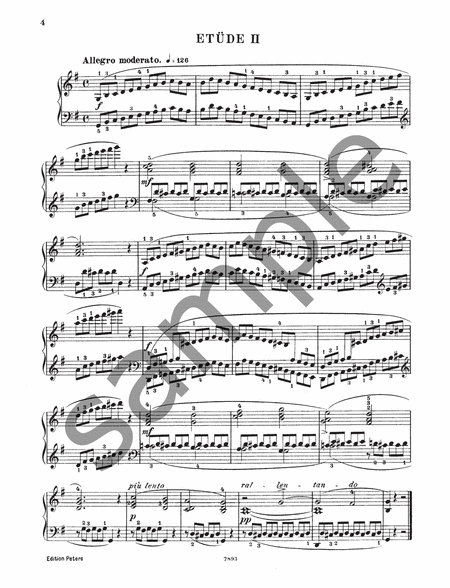 25 Easy Studies without Octaves Op. 100