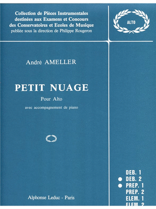 Book cover for Petit Nuage Op.308 (viola & Piano)