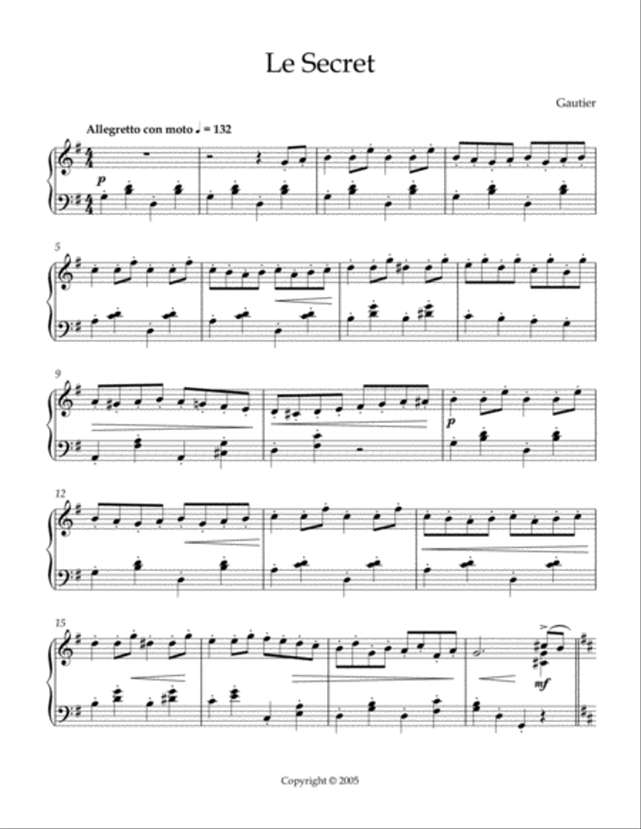 Le Secret Piano Method scores gallery preview page 2