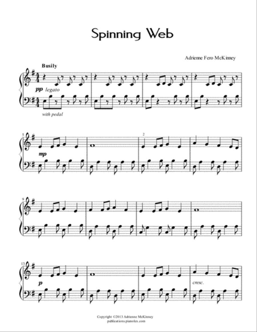 Spinning Web Piano Method scores gallery preview page 3