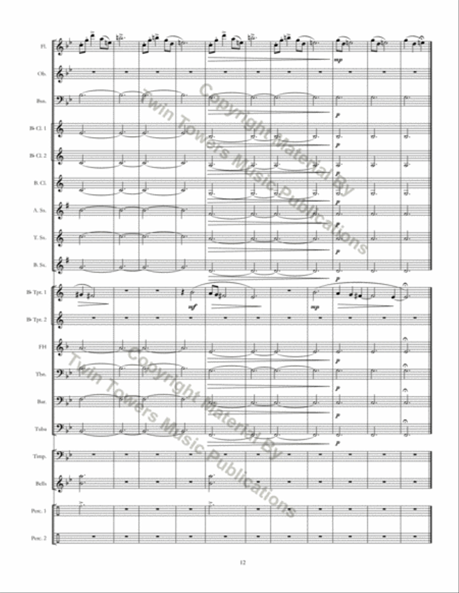 Memento Concert Band scores gallery preview page 13