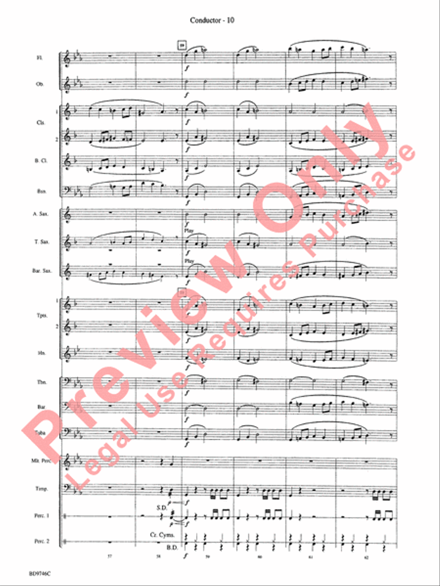Peer Gynt Suite Concert Band scores gallery preview page 12