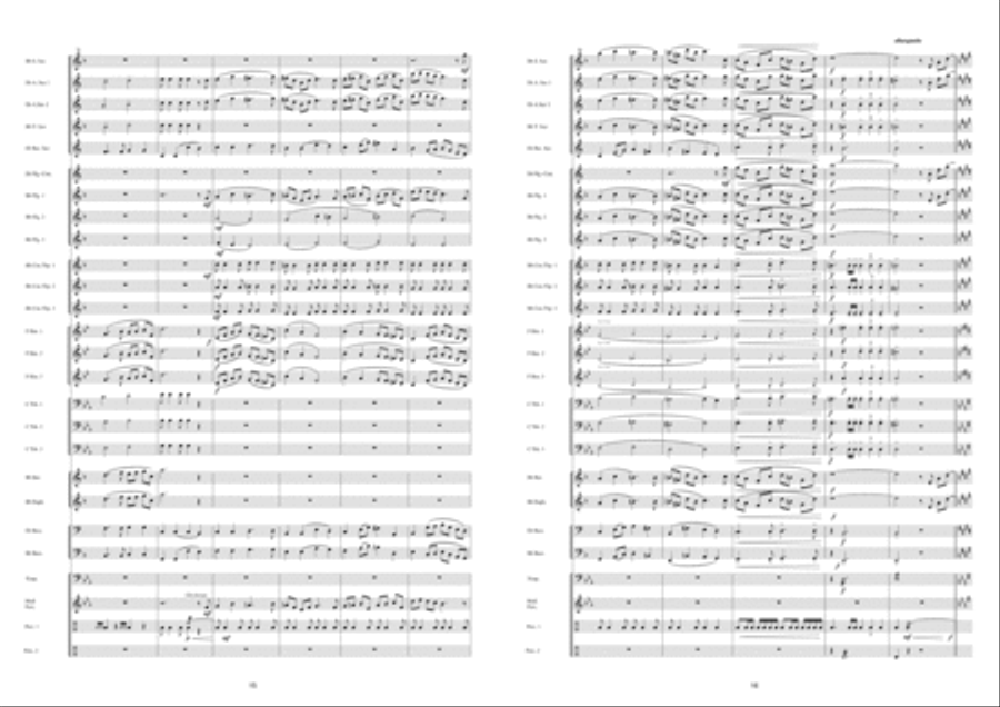 Saturnalia Fanfare Band scores gallery preview page 9