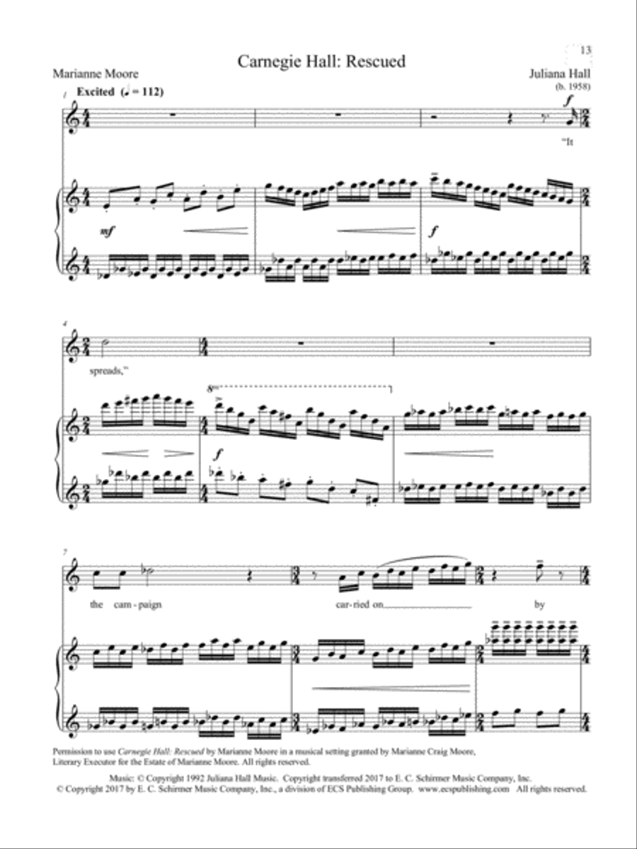 Carnegie Hall: Rescued Soprano Voice scores gallery preview page 2