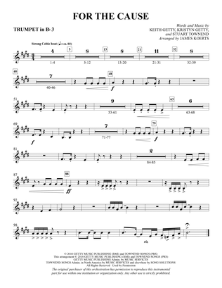 For the Cause (arr. James Koerts) - Bb Trumpet 3