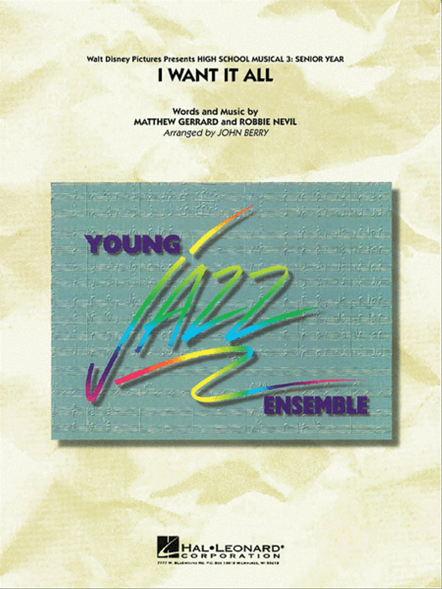 I Want It All (from High School Musical 3) Jazz Ensemble scores gallery preview page 1