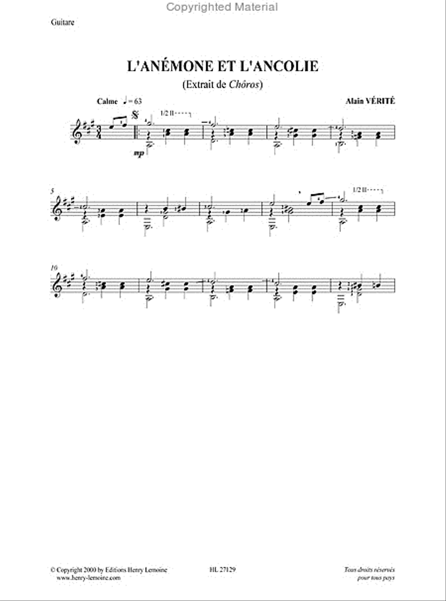 Choros Choros Acoustic Guitar scores gallery preview page 7