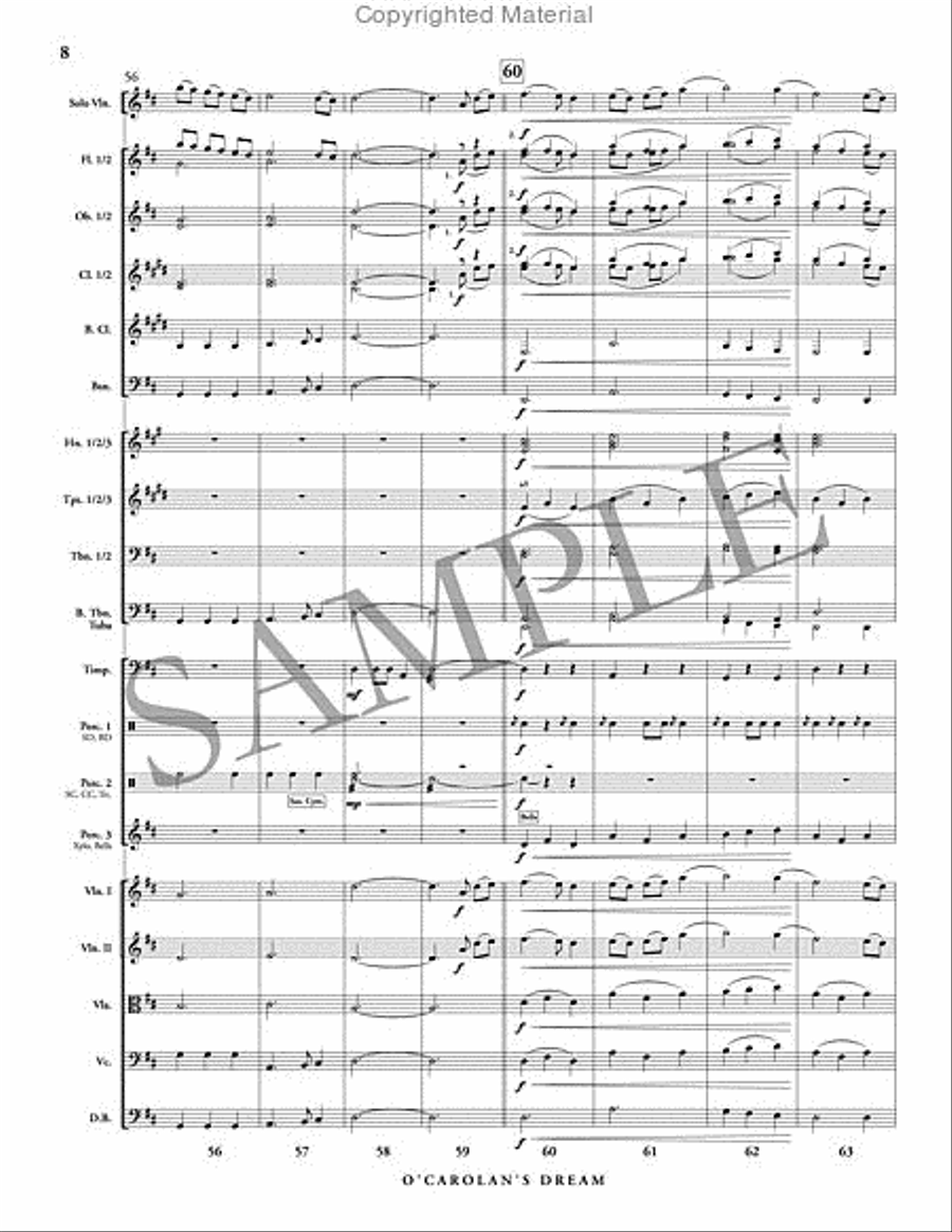 O'Carolan's Dream Full Orchestra scores gallery preview page 9