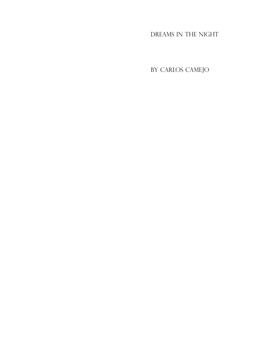 Dreams in the Night String Quartet scores gallery preview page 1