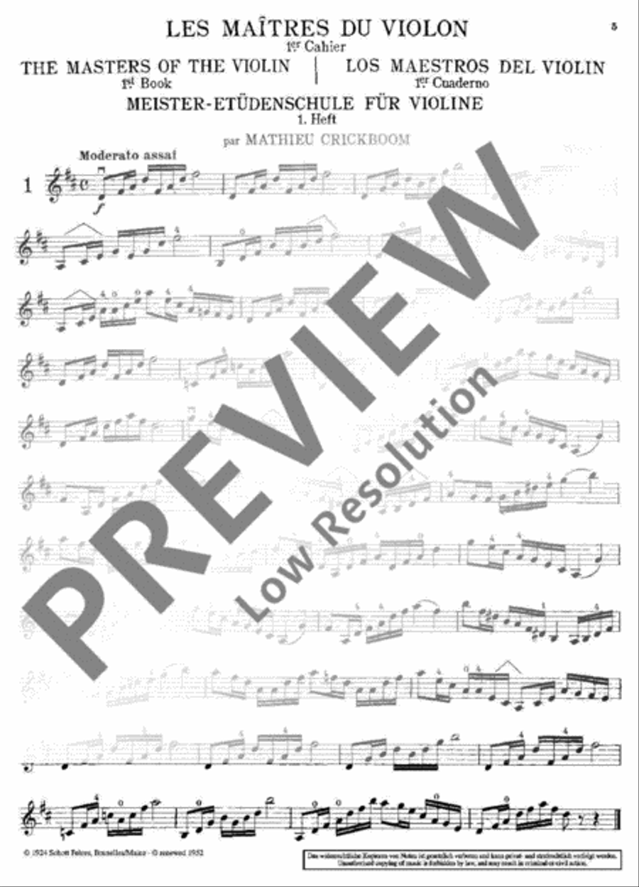 The Masters of the Violin Violin Solo scores gallery preview page 6