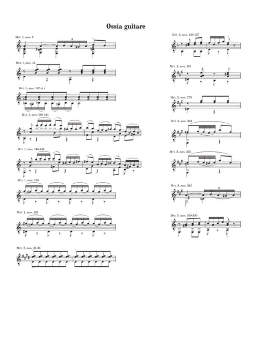 Sonata Arpeggione Classical Guitar scores gallery preview page 3