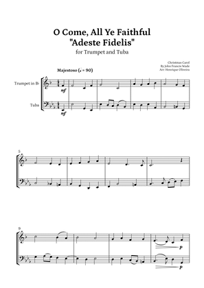 O Come, All Ye Faithful (Adeste Fidelis) - Trumpet and Tuba
