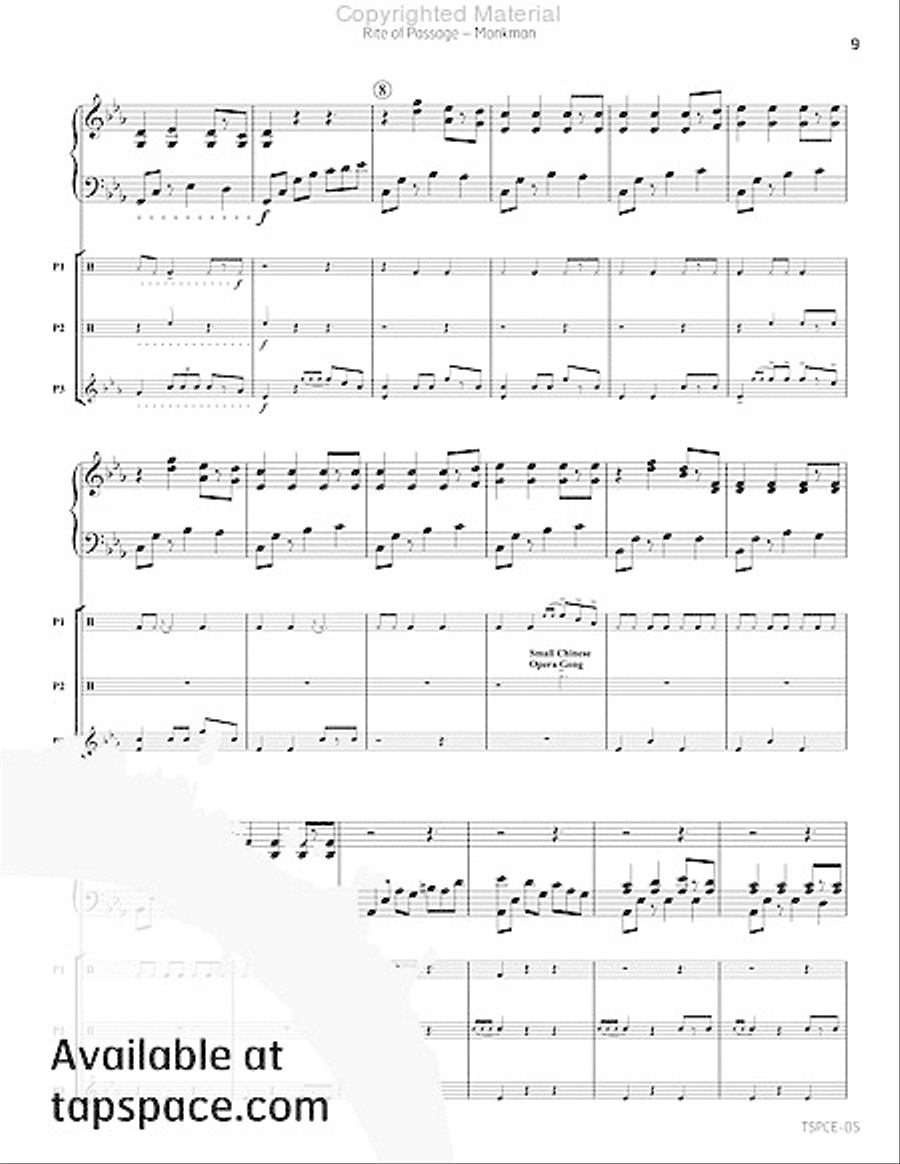 Rite of Passage Rite of Passage Percussion Ensemble scores gallery preview page 12