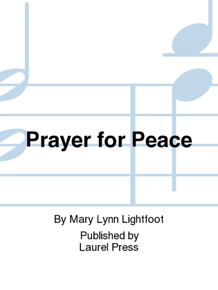 Book cover for Prayer for Peace