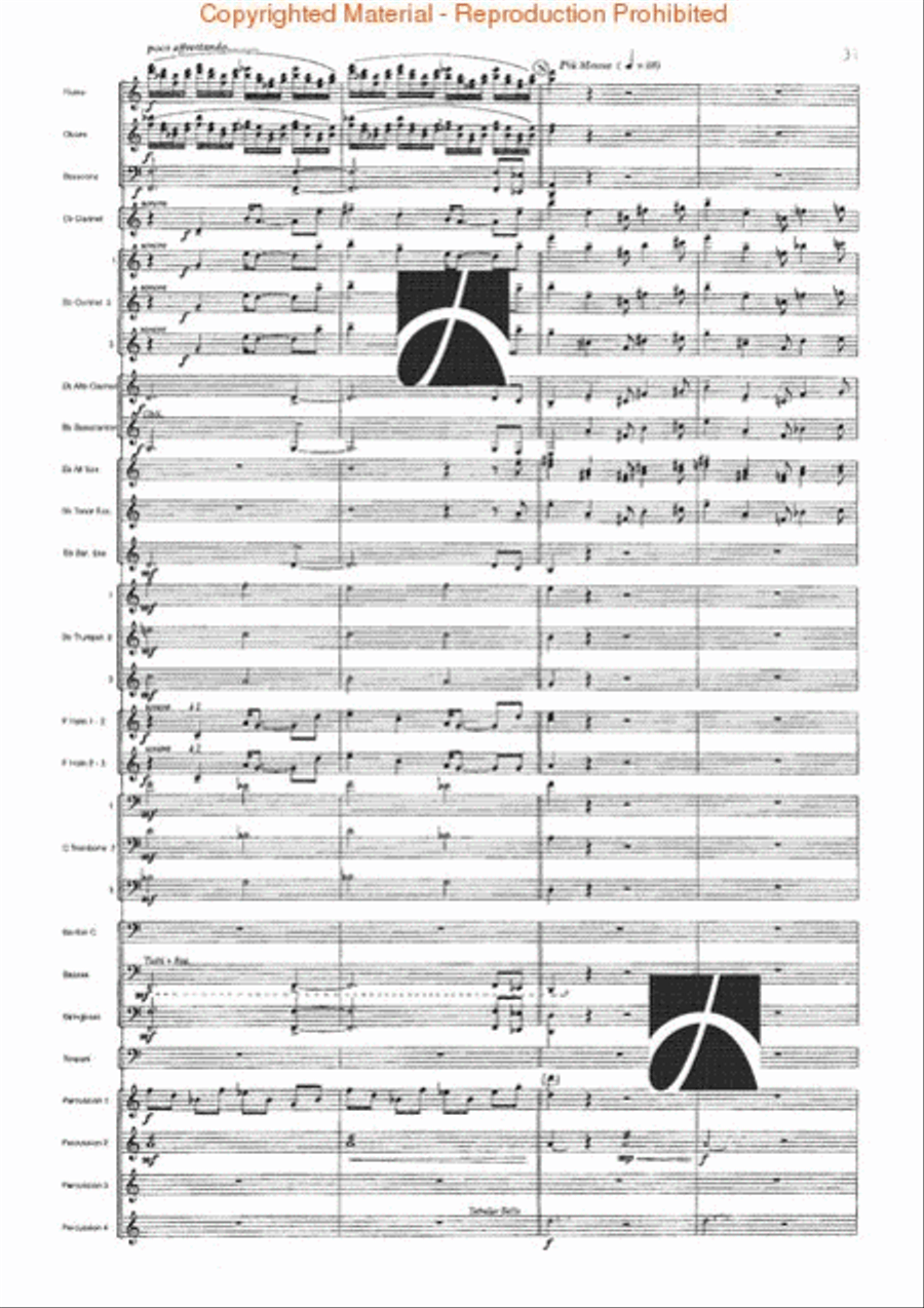 Spartacus Concert Band scores gallery preview page 32