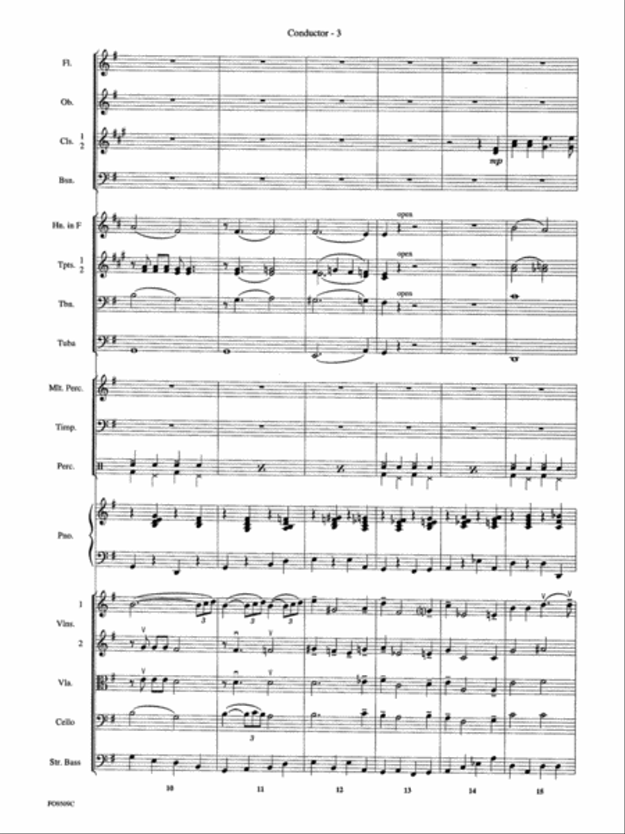 Moonlight Serenade: Score Full Orchestra scores gallery preview page 4