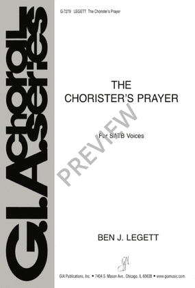 Book cover for The Chorister's Prayer