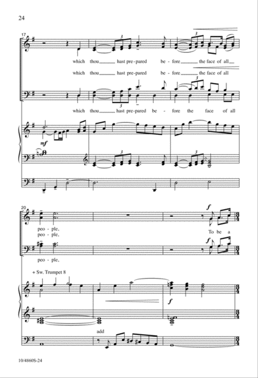 Magnificat and Nunc Dimittis (
