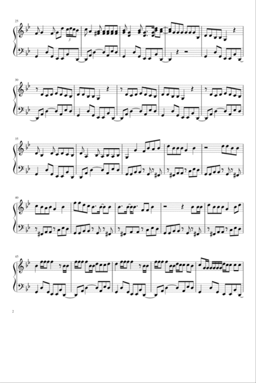 Havana Piano Solo scores gallery preview page 2