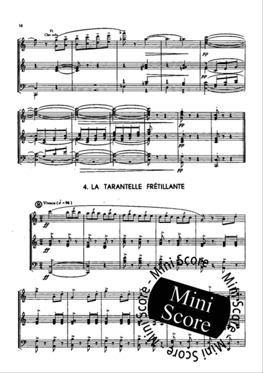 Petite Suite de Concert Concert Band scores gallery preview page 16