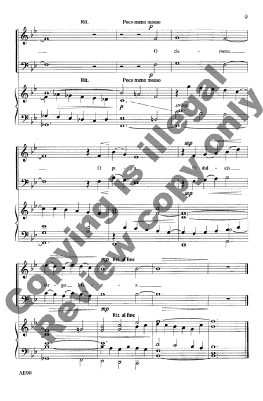 Two Hymns to Our Lady Two Hymns to Our Lady 2-Part scores gallery preview page 10
