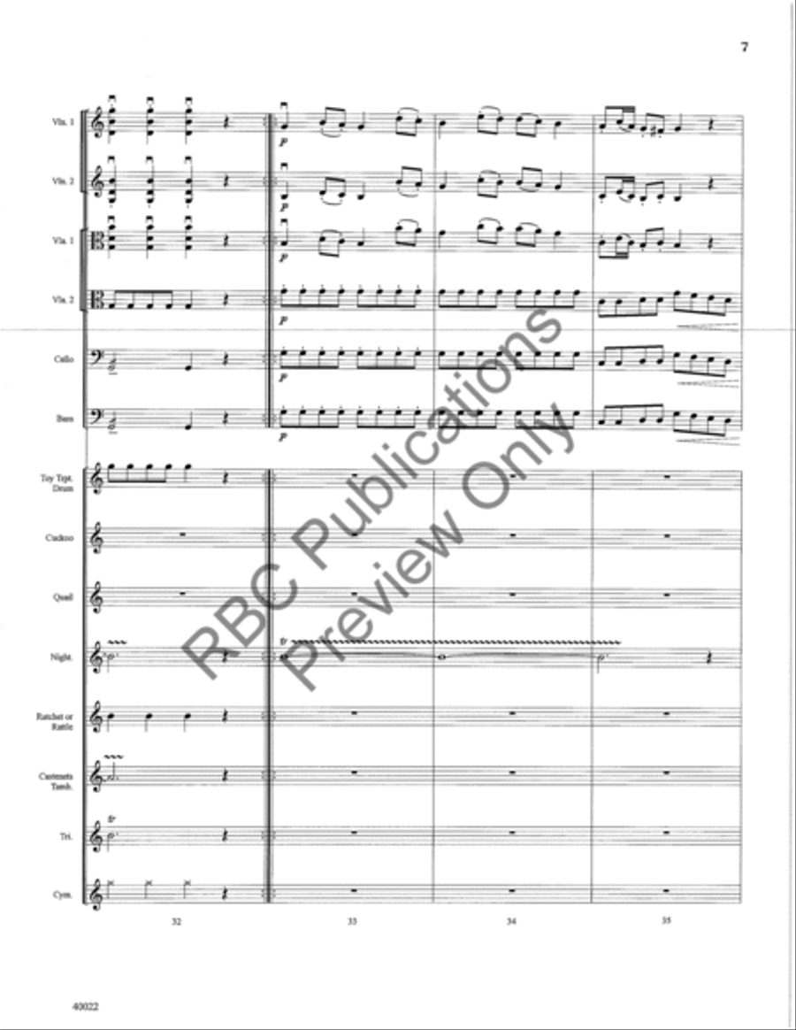 Toy Symphony String Orchestra scores gallery preview page 10