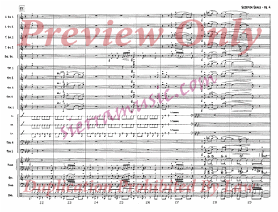 Scorpion Dance Scorpion Dance Jazz Ensemble scores gallery preview page 5