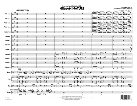 Human Nature - Conductor Score (Full Score)