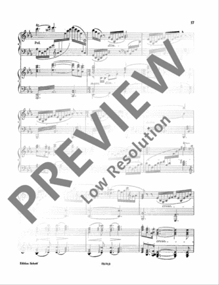 Siegfrieds Rheinfahrt Piano Duet scores gallery preview page 20