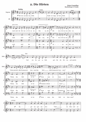 Peter Cornelius Weihnachtslieder - 2. Die Hirten Chor