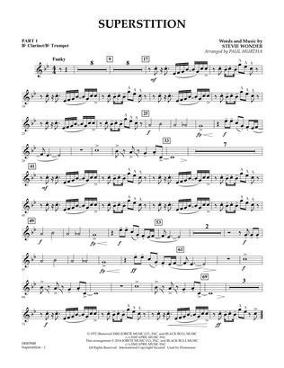 Superstition - Pt.1 - Bb Clarinet/Bb Trumpet
