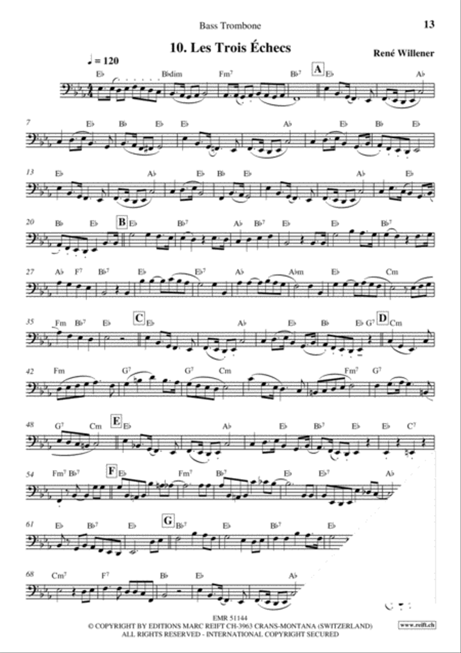 La Fete au Chalet Volume 3 Trombone scores gallery preview page 12