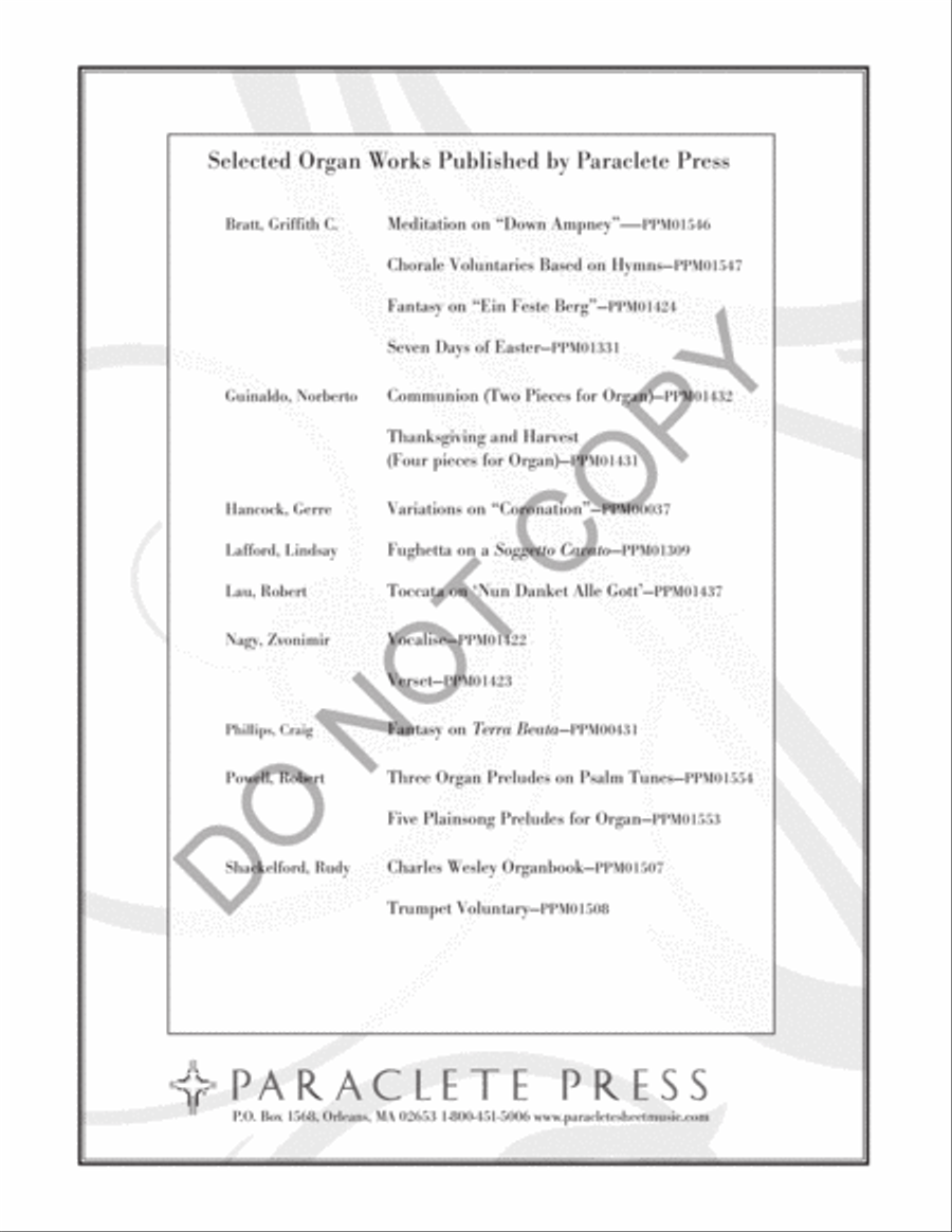 A Laredo FanfareÂ  Organ Solo scores gallery preview page 12