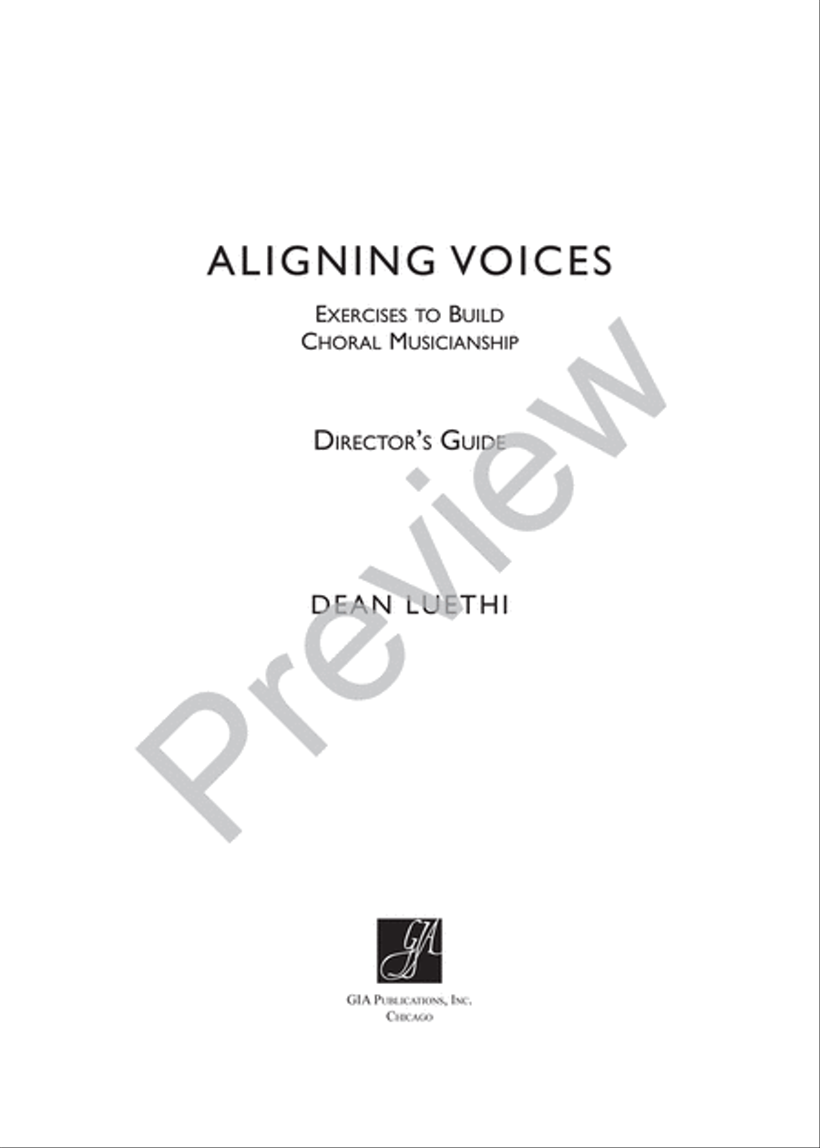 Aligning Voices - Director's edition TTBB scores gallery preview page 4