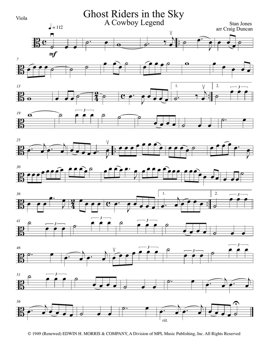 (ghost) Riders In The Sky (a Cowboy Legend) Chamber Orchestra scores gallery preview page 4